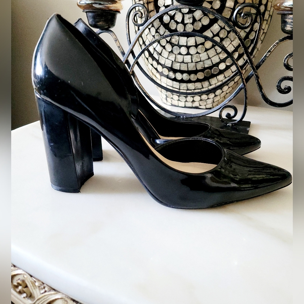 Nine West Elegant Black Women's Patent Heels Business/Office/Carrer 8.5 - Picture 9 of 15